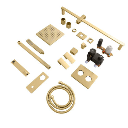 ZLINE Autograph Edition Bliss Rainfall Shower System in Champagne Bronze (BLS-SHS-CB)