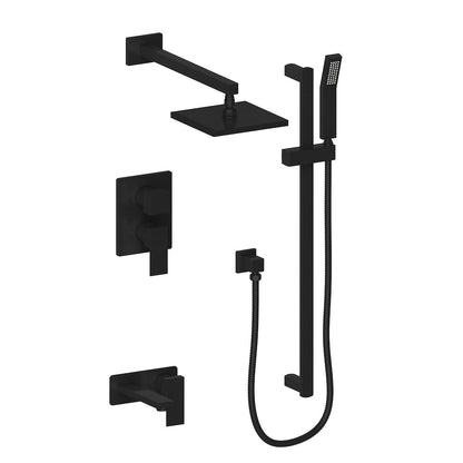 ZLINE Autograph Edition Bliss Rainfall Shower System in Matte Black (BLS-SHS-MB)