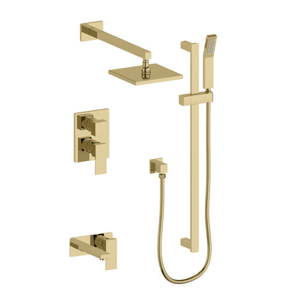ZLINE Autograph Edition Bliss Rainfall Shower System in Polished Gold (BLS-SHS-PG)