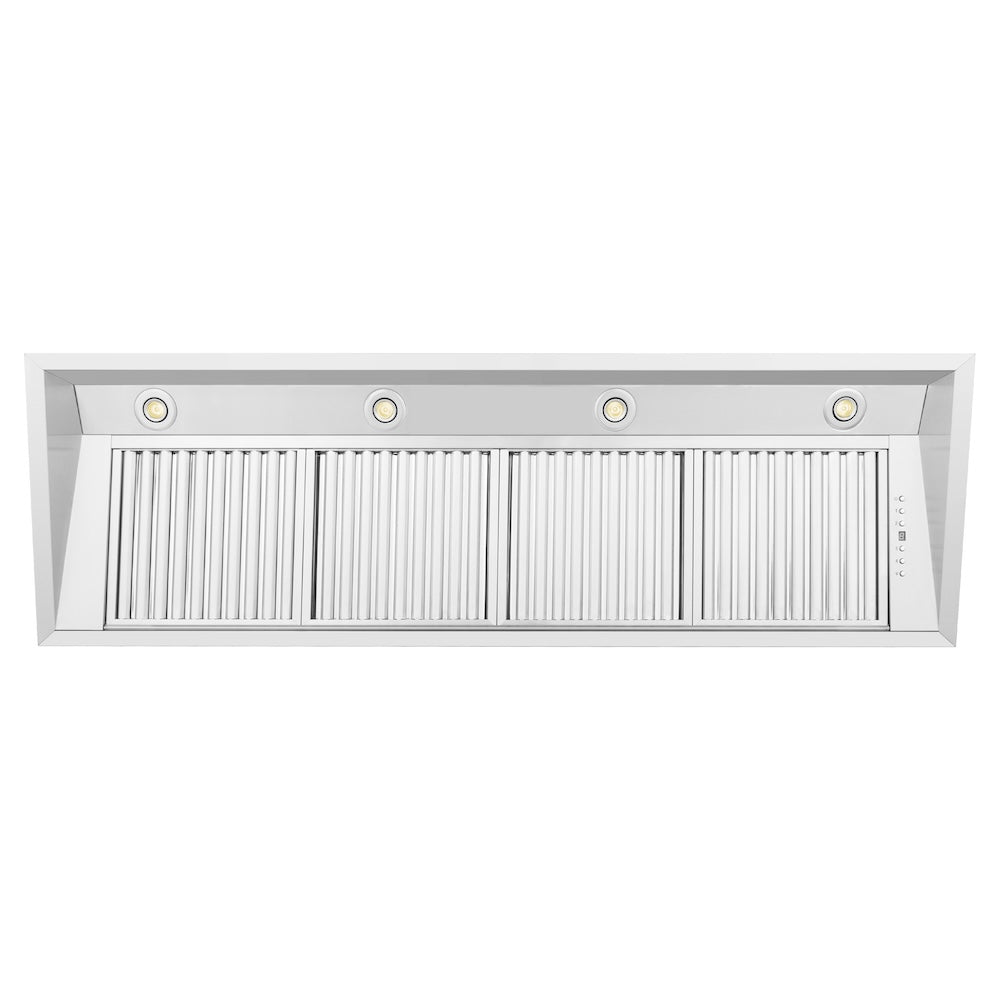 ZLINE 52 in. Ducted Wall Mount Range Hood Insert in Stainless Steel (698-52)