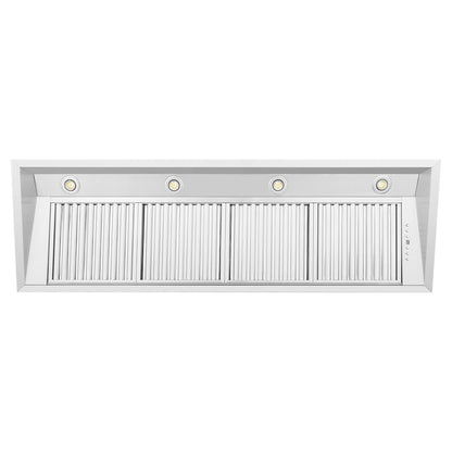 ZLINE 52 in. Ducted Wall Mount Range Hood Insert in Stainless Steel (698-52)