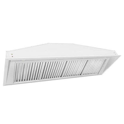 ZLINE 58 in. Ducted Wall Mount Range Hood Insert in Stainless Steel (698-58)