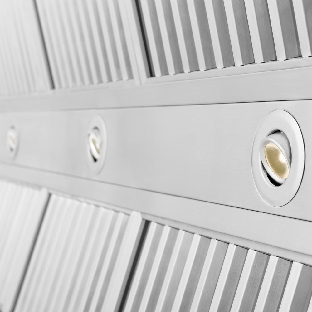 ZLINE 58 in. Ducted Wall Mount Range Hood Insert in Stainless Steel (721-58)