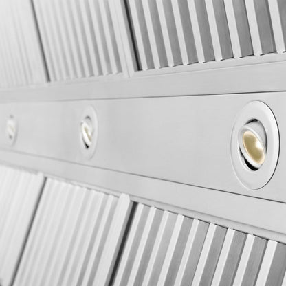 ZLINE 58 in. Ducted Wall Mount Range Hood Insert in Stainless Steel (721-58)