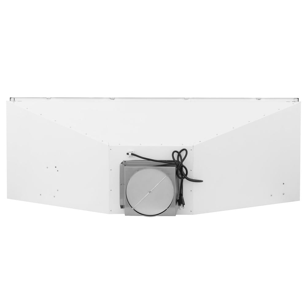 ZLINE 58 in. Ducted Wall Mount Range Hood Insert in Stainless Steel (721-58)