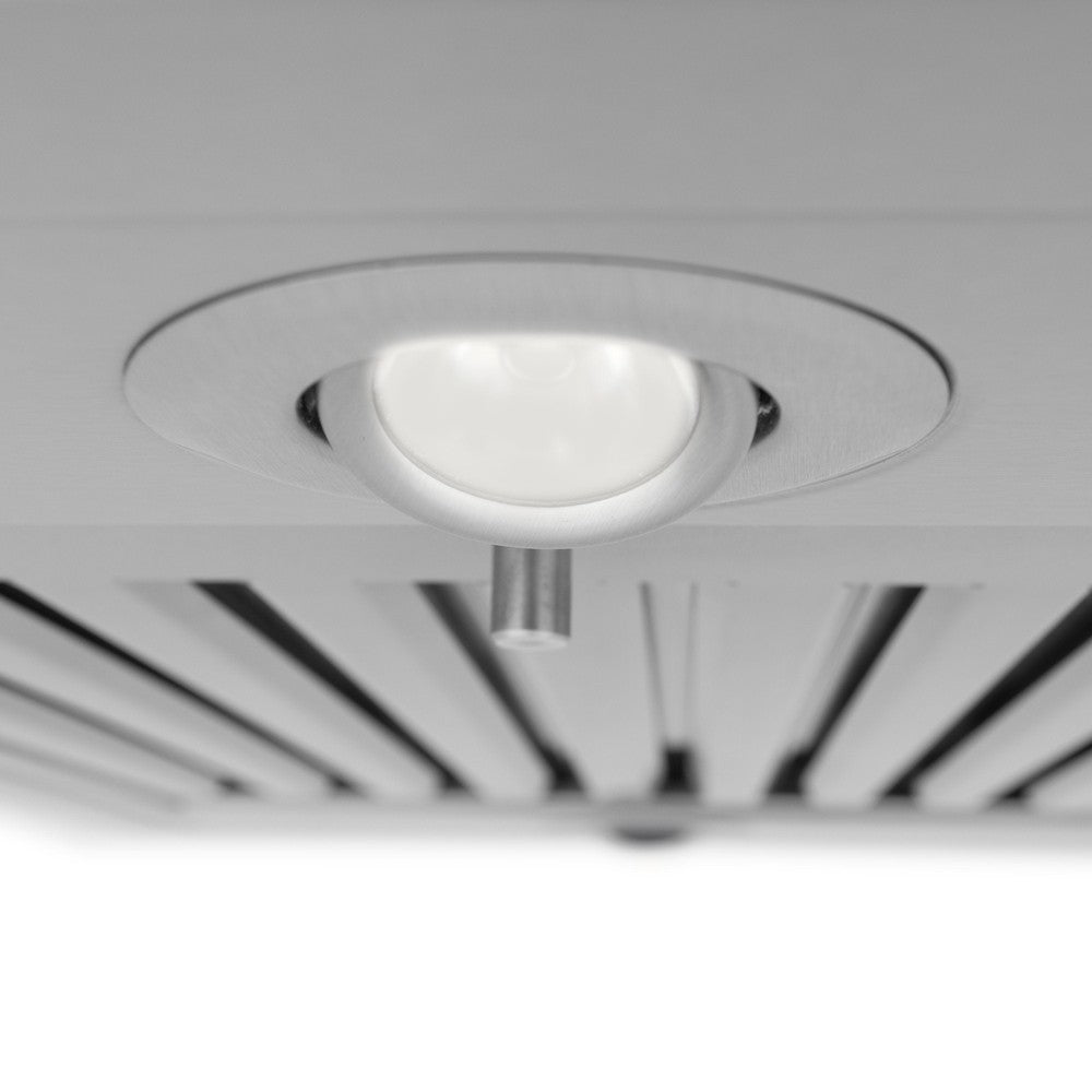 ZLINE 48 in. CrownSound™ Ducted Vent Island Mount Range Hood in Stainless Steel with Built-in Bluetooth Speakers (GL2iCRN-BT-48)