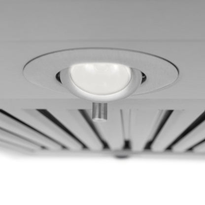 ZLINE 30 in. CrownSound™ Ducted Vent Island Mount Range Hood in Stainless Steel with Built-in Bluetooth Speakers (GL2iCRN-BT-30)