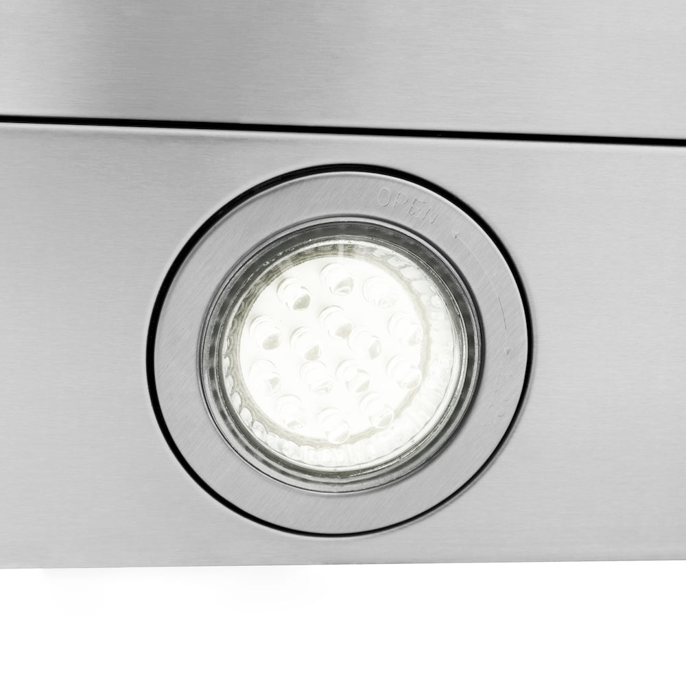 ZLINE 30 in. Alpine Series Convertible Island Mount Range Hood in Stainless Steel and Glass (ALP70IS-30)