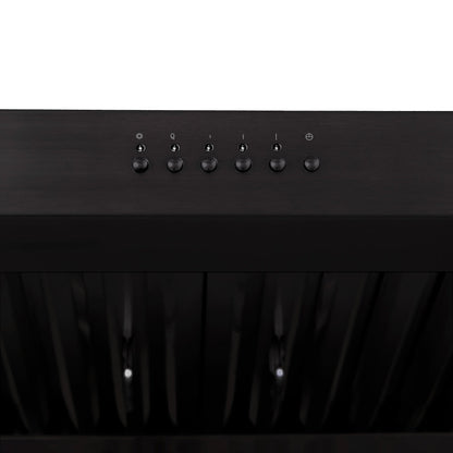 ZLINE 36 in. 600 CFM Ducted Under Cabinet Range Hood in Black Stainless Steel (BS623-36)