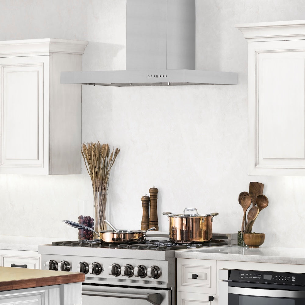 ZLINE 42 in. Convertible Vent Wall Mount Range Hood in Stainless Steel (KE-42)
