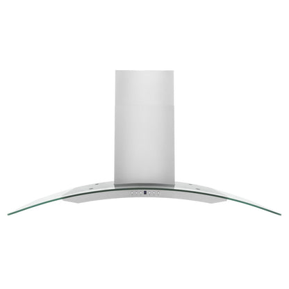 ZLINE 48 in. Convertible Vent Wall Mount Range Hood in Stainless Steel and Glass (KN4-48)