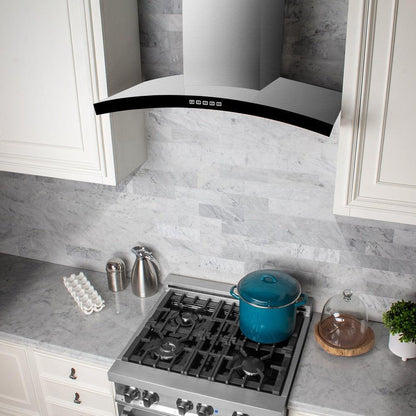 ZLINE 30 in. Convertible Vent Wall Mount Range Hood in Stainless Steel (KN6-30)