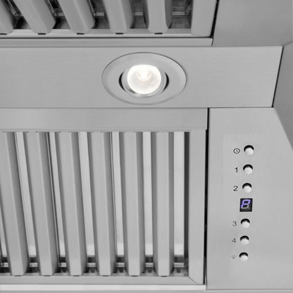 ZLINE 36 in. Professional Convertible Vent Wall Mount Range Hood in Stainless Steel (597-36)