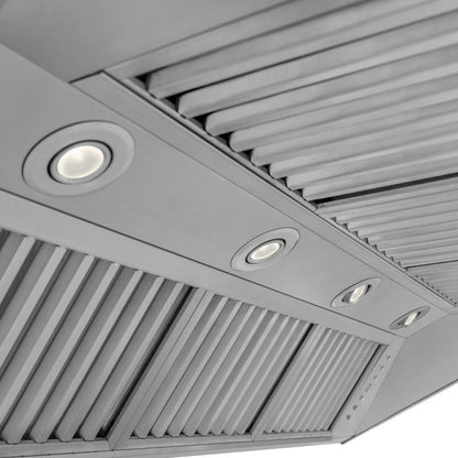 ZLINE 48 in. Professional Convertible Vent Wall Mount Range Hood in Stainless Steel (597-48)