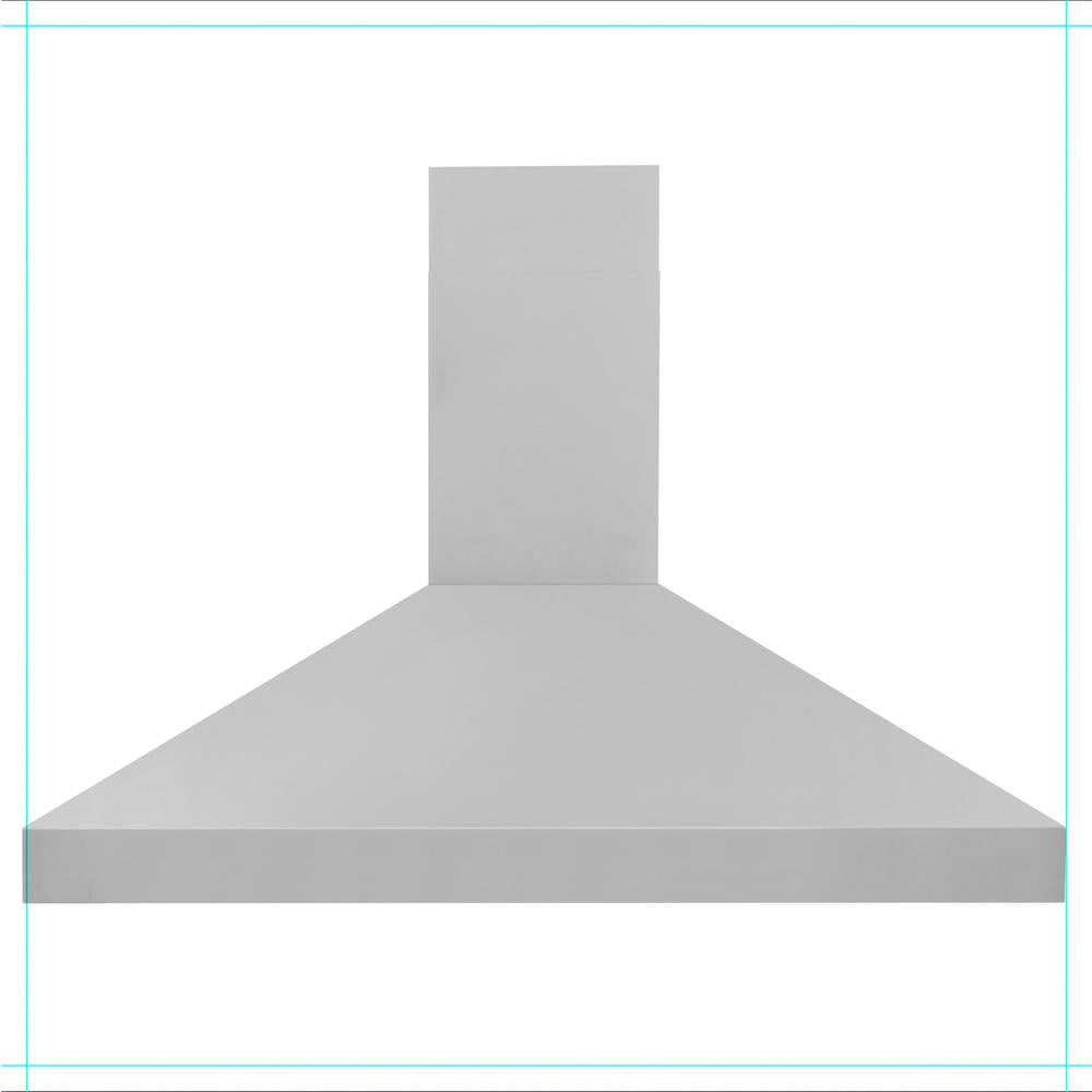 ZLINE 48 in. Professional Convertible Vent Wall Mount Range Hood in Stainless Steel (597-48)
