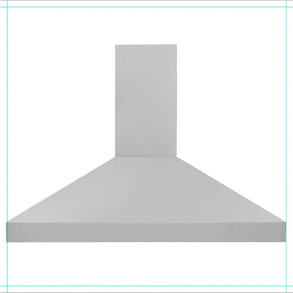 ZLINE 48 in. Professional Convertible Vent Wall Mount Range Hood in Stainless Steel (597-48)