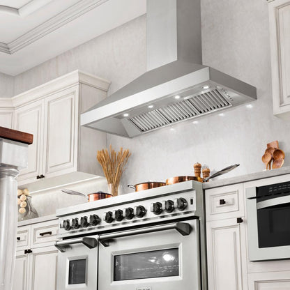 ZLINE 48 in. Professional Convertible Vent Wall Mount Range Hood in Stainless Steel (597-48)