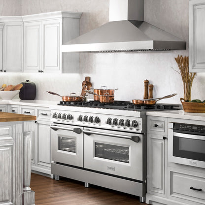 ZLINE 60 in. Professional Convertible Vent Wall Mount Range Hood in Stainless Steel (597-60)