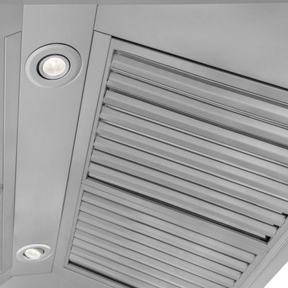 ZLINE 30 in. Professional Convertible Vent Wall Mount Range Hood in Stainless Steel (697-30)