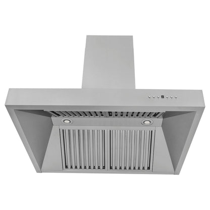 ZLINE 30 in. Professional Convertible Vent Wall Mount Range Hood in Stainless Steel (697-30)