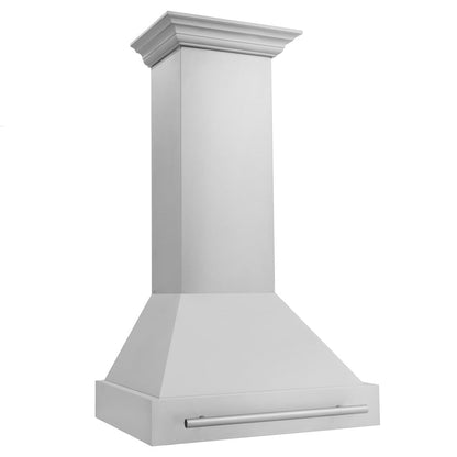 ZLINE 30 in. Stainless Steel Range Hood with Stainless Steel Handle (8654STX-30)