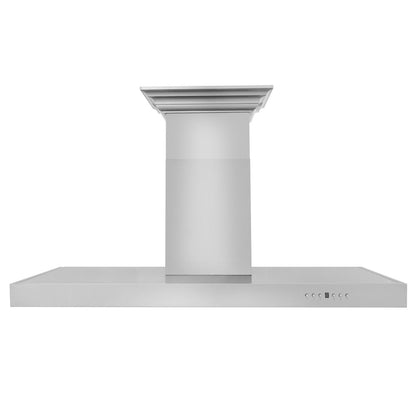 ZLINE 48 in. CrownSound™ Ducted Vent Wall Mount Range Hood in Stainless Steel with Built-in Bluetooth Speakers (KECRN-BT-48)