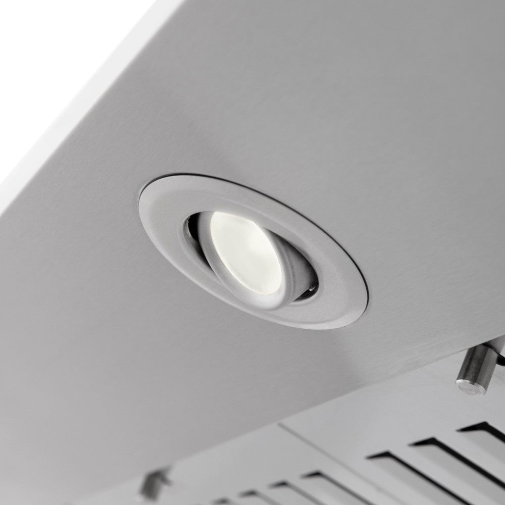 ZLINE 30 in. CrownSound™ Ducted Vent Wall Mount Range Hood in Stainless Steel with Built-in Bluetooth Speakers (KF1CRN-BT-30)