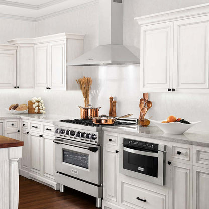 ZLINE 30 in. Convertible Vent Wall Mount Range Hood in Stainless Steel (KL2-30)