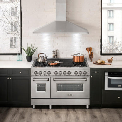 ZLINE 42 in. Convertible Vent Wall Mount Range Hood in Stainless Steel (KL2-42)