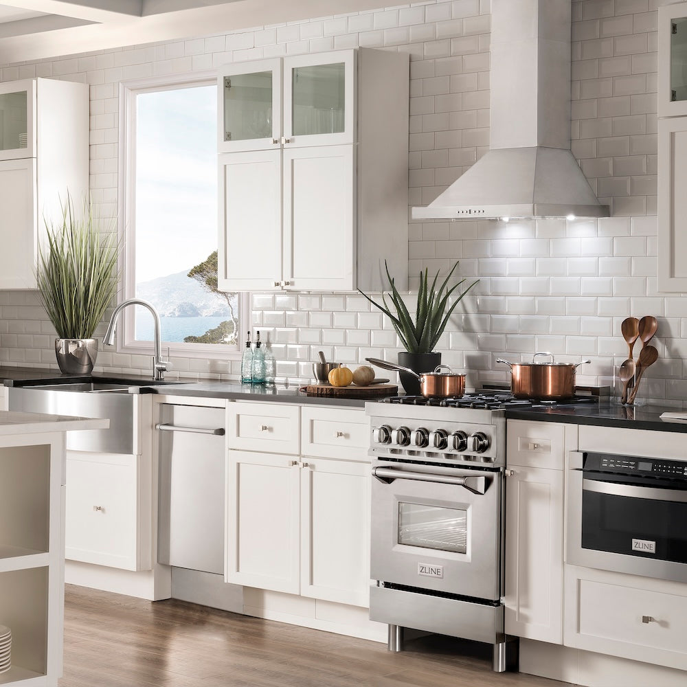 ZLINE 24 in. Convertible Vent Wall Mount Range Hood in Stainless Steel (KB-24)