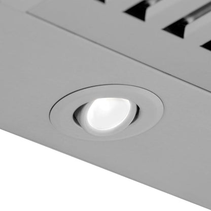 ZLINE 48 in. Convertible Stainless Steel Range Hood with Black Matte Shell and Stainless Steel Handle (KB4STX-BLM-48)