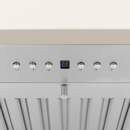 ZLINE 30 in. Ducted Vent Wooden Wall Mount Range Hood in Cottage White (KPTT-30)