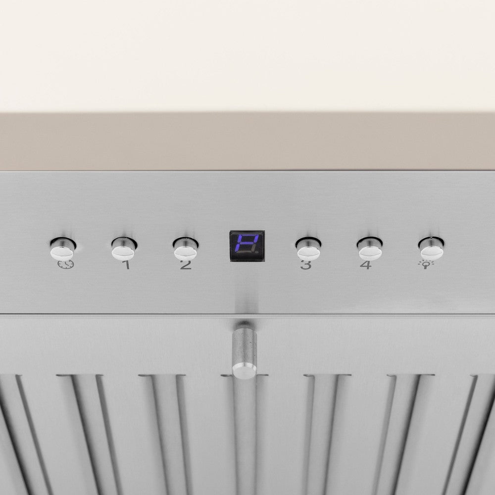 ZLINE 48 in. Ducted Vent Wooden Wall Mount Range Hood in Cottage White (KPTT-48)