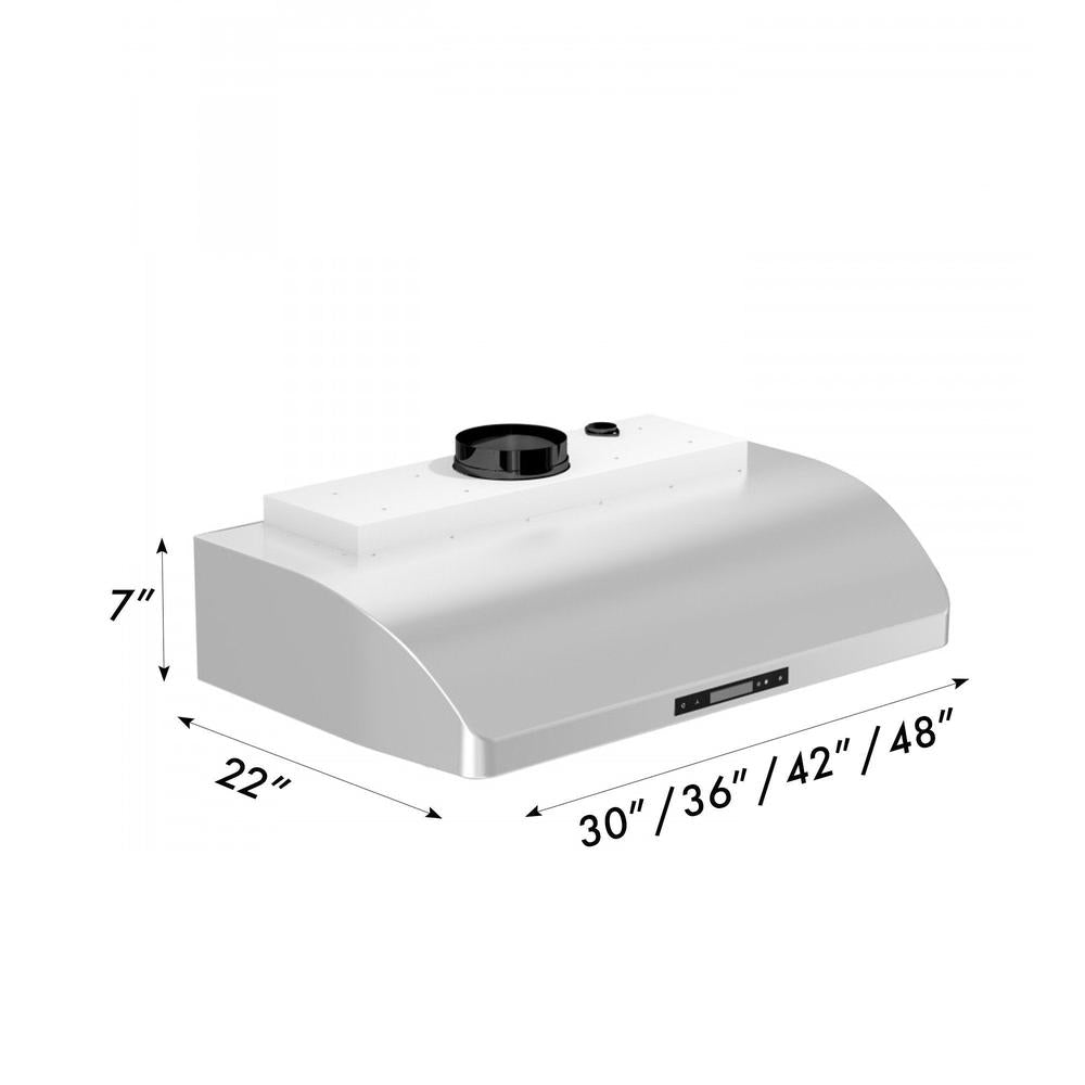 ZLINE 36 in. Ducted Under Cabinet Range Hood in Stainless Steel (621-36)