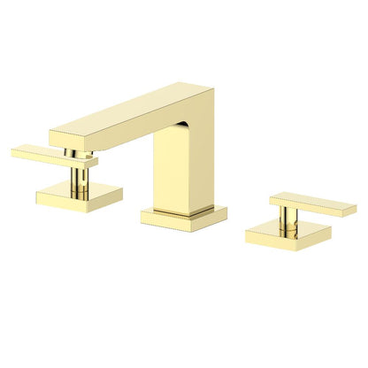 ZLINE Autograph Edition Crystal Bay Widespread Bath Faucet in Polished Gold (CBY-BF-PG)