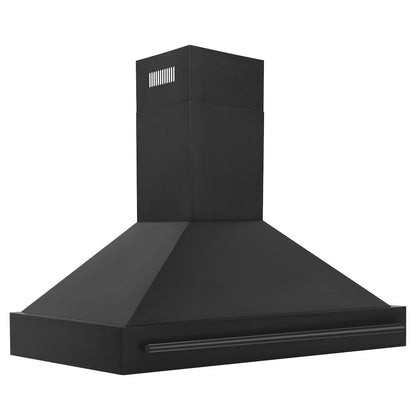 ZLINE 48 in. Black Stainless Steel Range Hood with Black Stainless Steel Handle (BS655-48-BS)