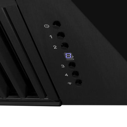 ZLINE 36 in. Ducted Vent Black Stainless Steel Wall Mount Range Hood (BS655N-36)
