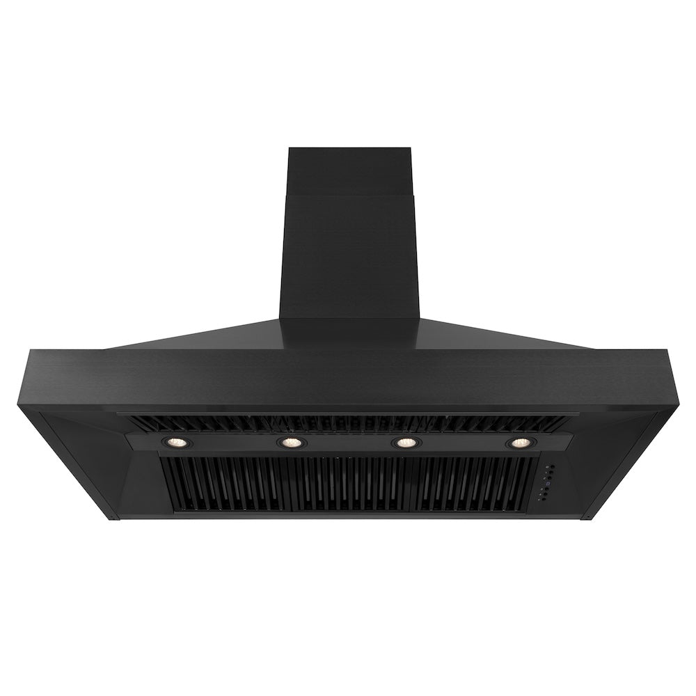 ZLINE 48 in. Ducted Vent Black Stainless Steel Wall Mount Range Hood (BS655N-48)
