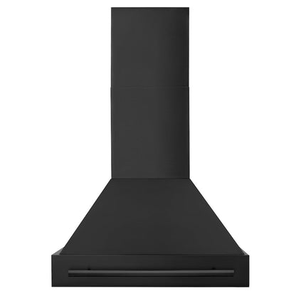 ZLINE 30 in. Black Stainless Steel Range Hood with Black Stainless Steel Handle (BS655-30-BS)