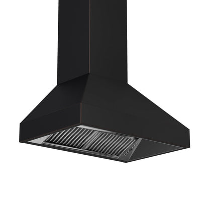 ZLINE 48 in. Designer Series Ducted Wall Mount Range Hood in Oil-Rubbed Bronze (8667B-48)