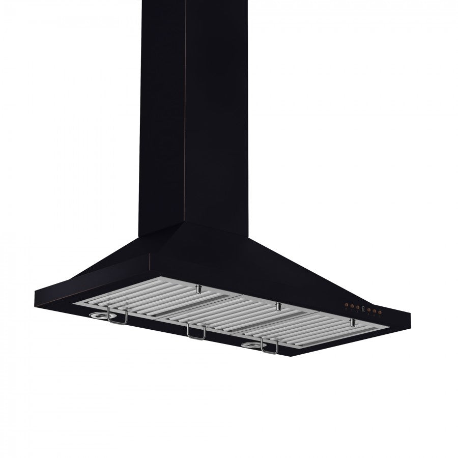 ZLINE 30 in. Designer Series Convertible Vent Wall Mount Range Hood in Oil-Rubbed Bronze (8KBB-30)
