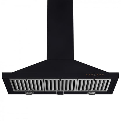 ZLINE 30 in. Designer Series Convertible Vent Wall Mount Range Hood in Oil-Rubbed Bronze (8KBB-30)