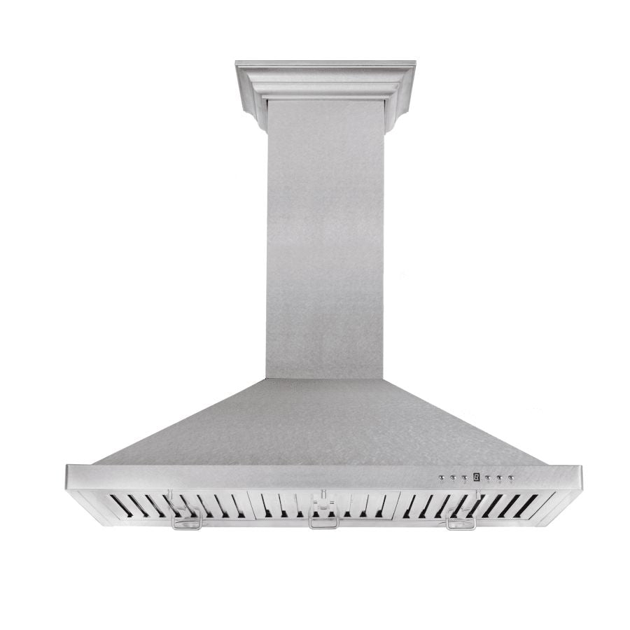 ZLINE Kitchen Package with 30 in. Satin Stainless Steel Rangetop and Convertible Range Hood (2KP-RTSRH30)