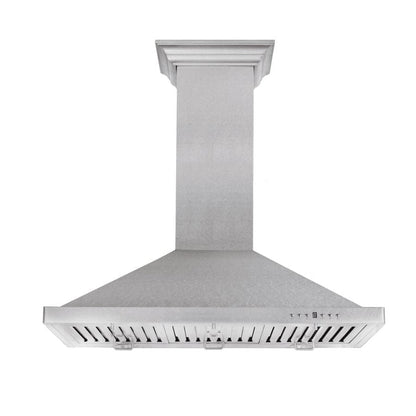 ZLINE Kitchen Package with 30 in. Satin Stainless Steel Rangetop and Convertible Range Hood (2KP-RTSRH30)