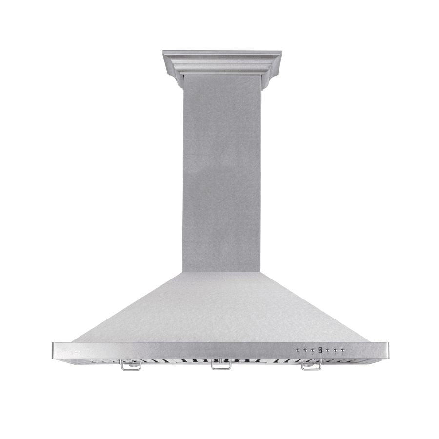 ZLINE Kitchen Package with 30 in. Satin Stainless Steel Rangetop and Convertible Range Hood (2KP-RTSRH30)