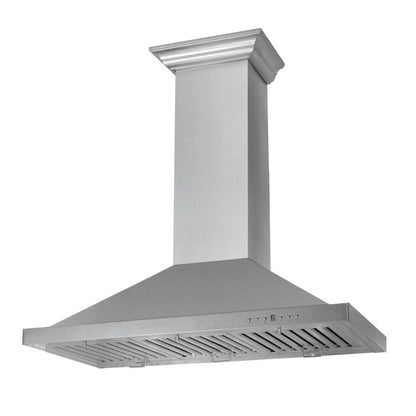 ZLINE Kitchen Package with 30 in. Satin Stainless Steel Rangetop and Convertible Range Hood (2KP-RTSRH30)