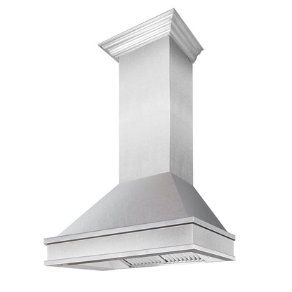 ZLINE 30 in. Designer Series Ducted Wall Mount Range Hood in Satin Stainless Steel (8656S-30)