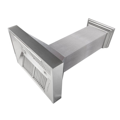 ZLINE 36 in. Kitchen Package with Satin Stainless Dual Fuel Range, Ducted Vent Range Hood and Dishwasher (3KP-RASRH36-DW)