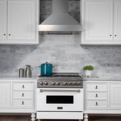 ZLINE 30 in. Satin Stainless Steel Wall Mount Range Hood (8654SN-30)