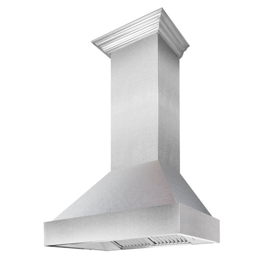ZLINE 48 in. Satin Stainless Steel Wall Mount Range Hood (8654SN-48)